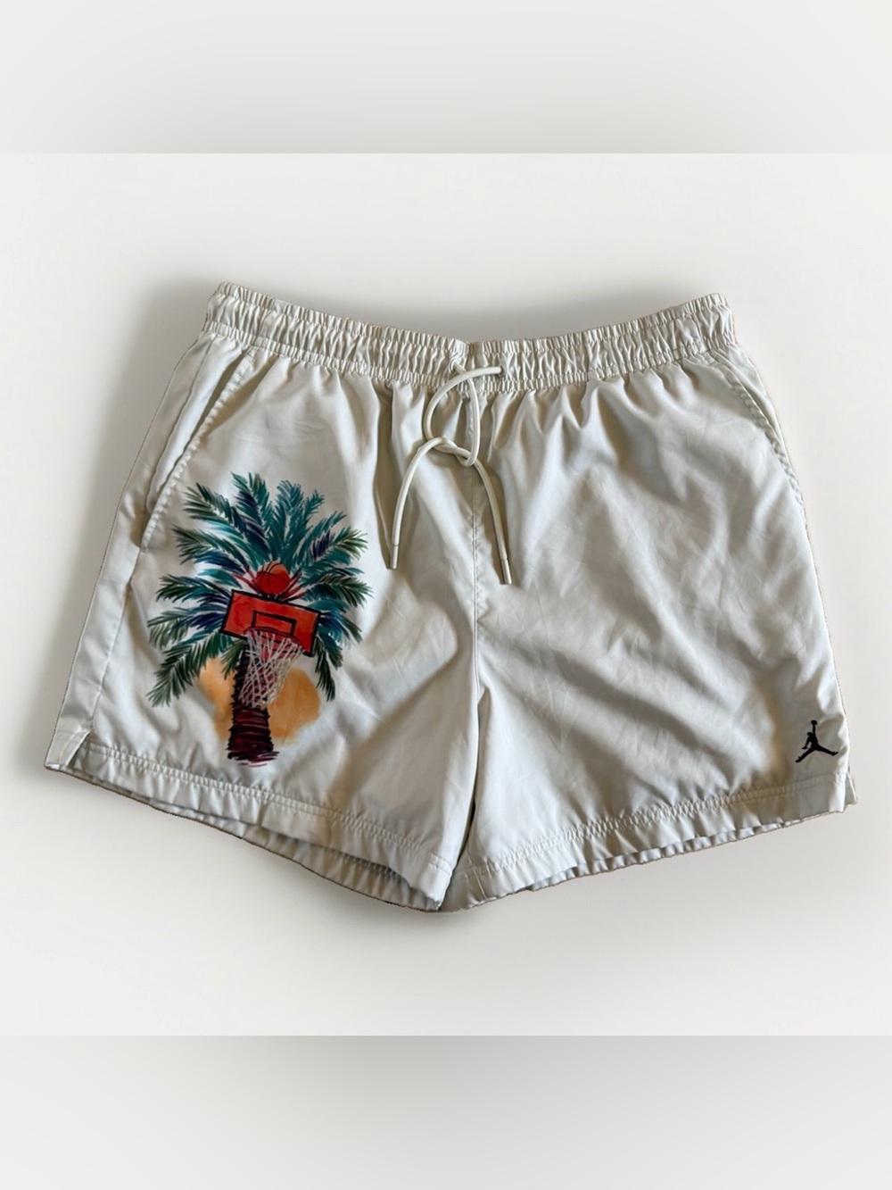 Jordan Essentials Sea Glass Palm Graphic Shorts Men’s XL